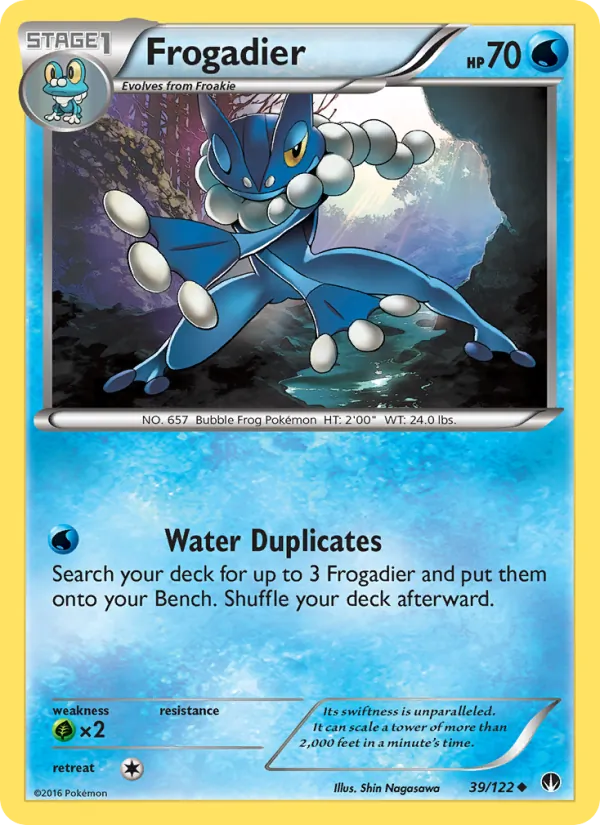 Frogadier #39 – BREAKpoint card