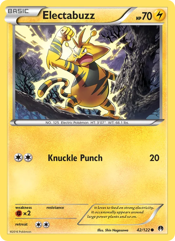 Electabuzz #42 – BREAKpoint card