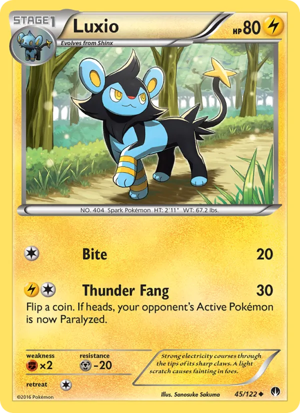 Luxio #45 – BREAKpoint card