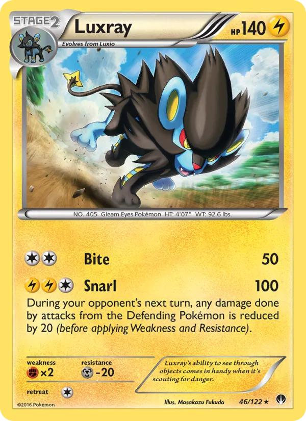 Luxray #46 – BREAKpoint card