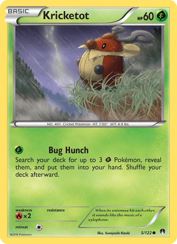 Kricketot #5 – BREAKpoint card