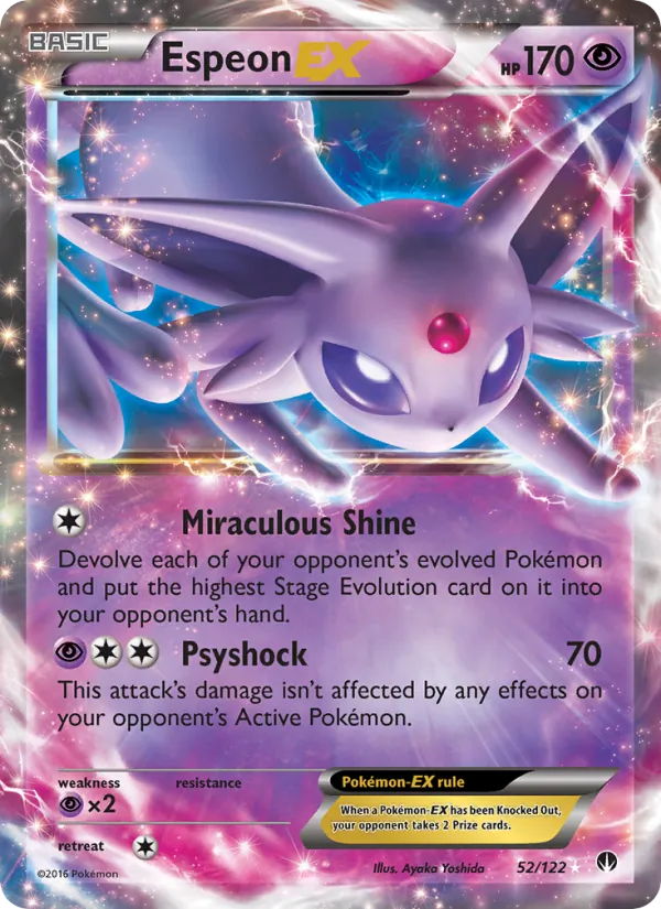 Espeon EX #52 – BREAKpoint card