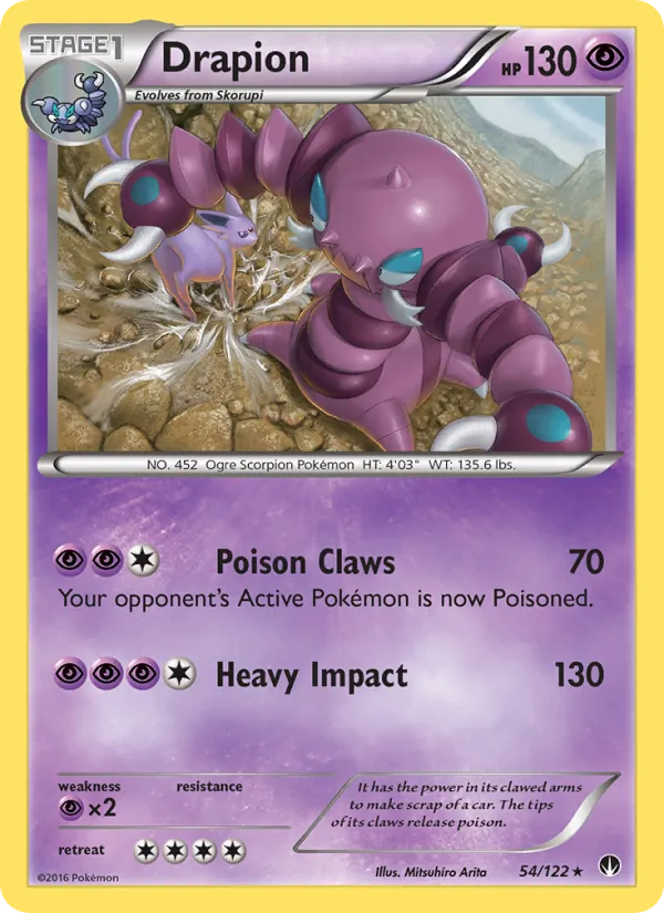 Drapion #54 – BREAKpoint card