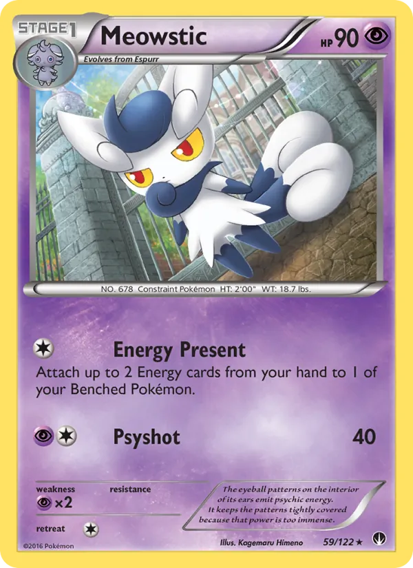 Meowstic #59 – BREAKpoint card