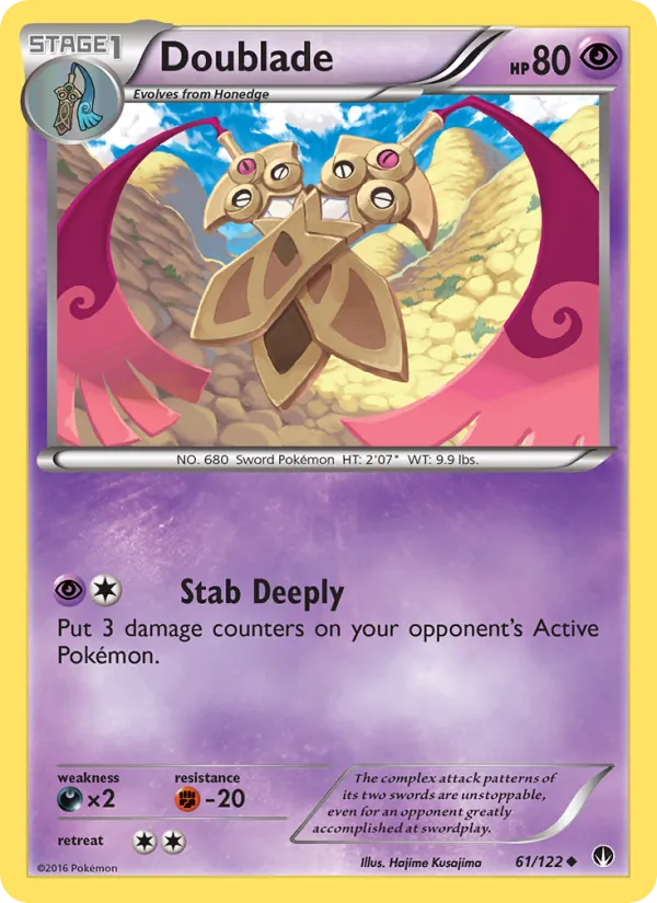 Doublade #61 – BREAKpoint card