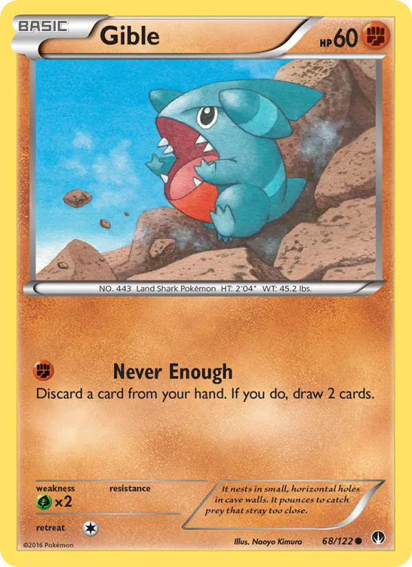 Gible #68 – BREAKpoint card