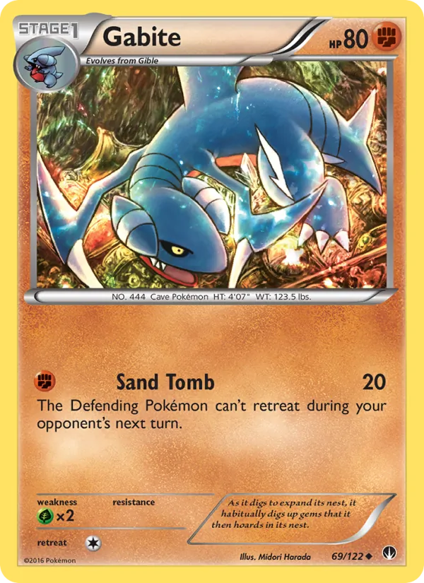 Gabite #69 – BREAKpoint card