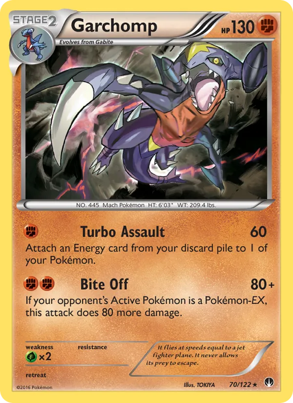 Garchomp #70 – BREAKpoint card