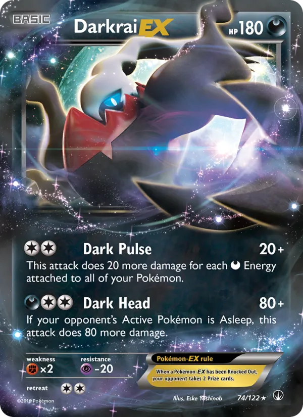Darkrai EX #74 – BREAKpoint card
