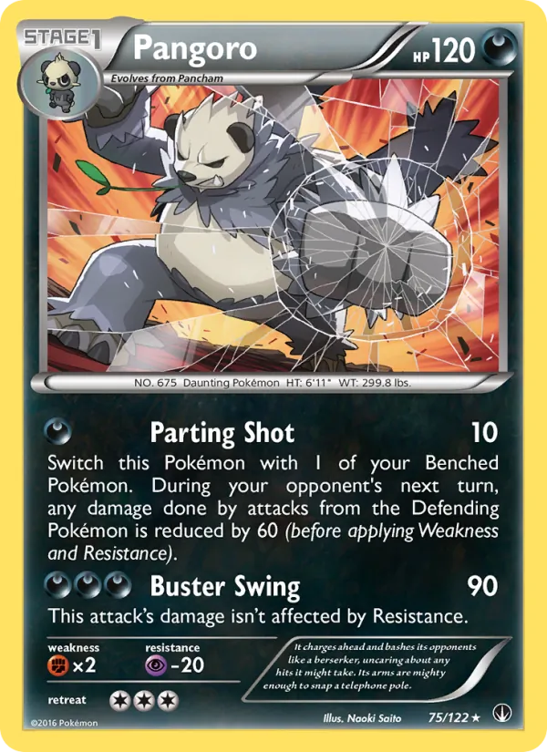 Pangoro #75 – BREAKpoint card