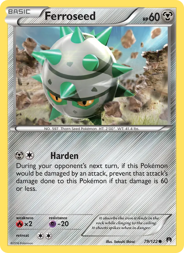 Ferroseed #79 – BREAKpoint card