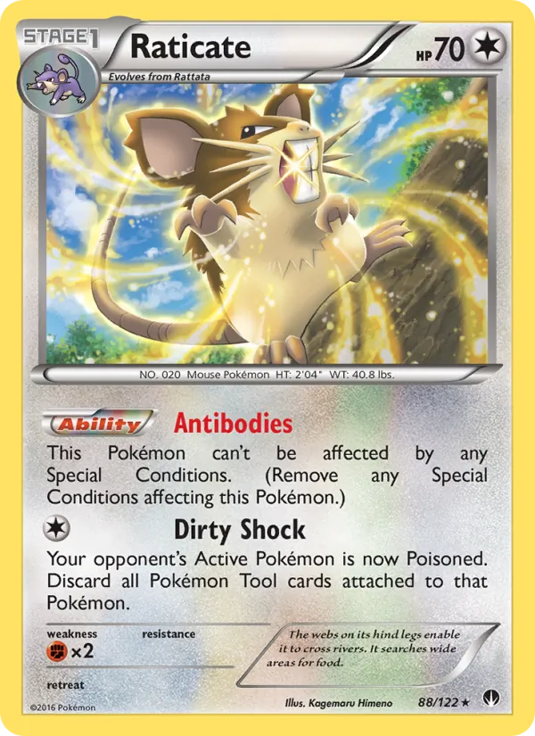 Raticate #88 – BREAKpoint card