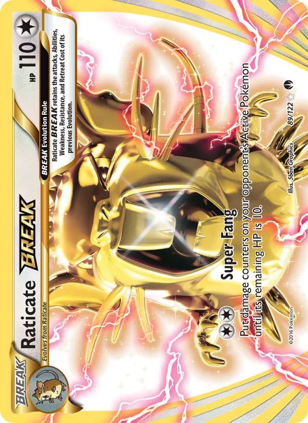 Raticate BREAK #89 – BREAKpoint card