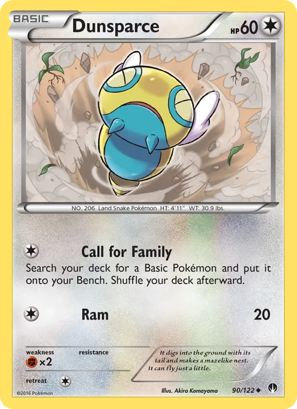 Dunsparce #90 – BREAKpoint card
