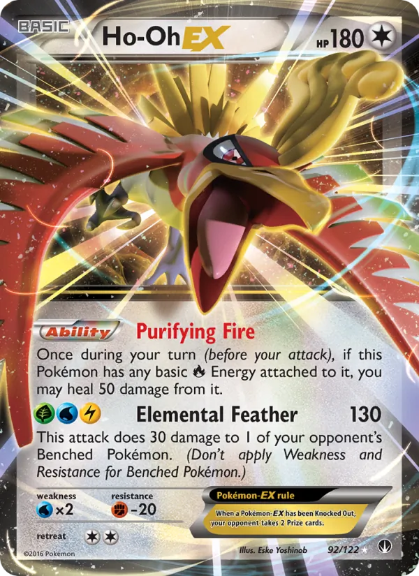 Ho-Oh EX #92 – BREAKpoint card