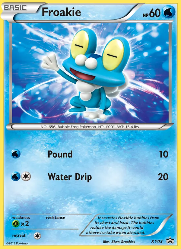 Froakie #XY03 – XY Black Star Promos card
