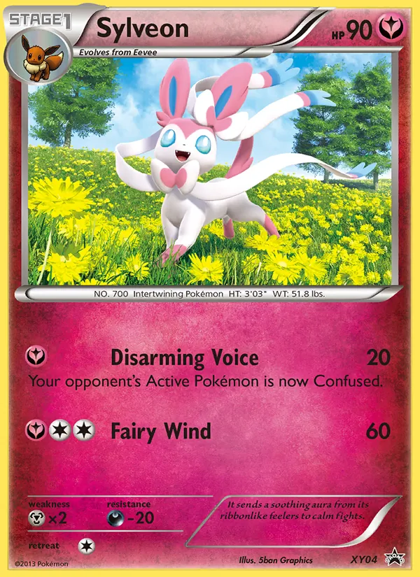 Sylveon #XY04 – XY Black Star Promos card