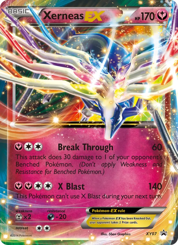 Xerneas EX #XY07 – XY Black Star Promos card