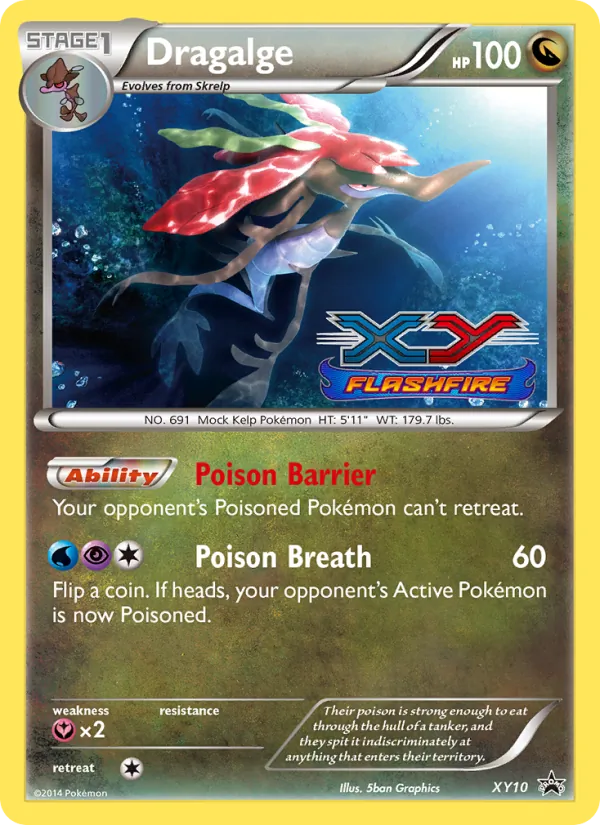 Dragalge #XY10 – XY Black Star Promos card