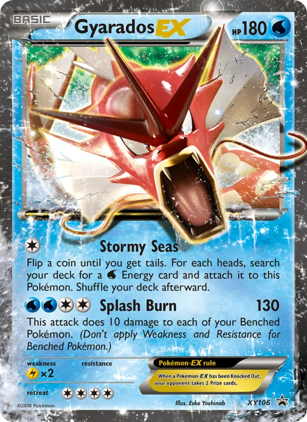 Gyarados EX #XY106 – XY Black Star Promos card