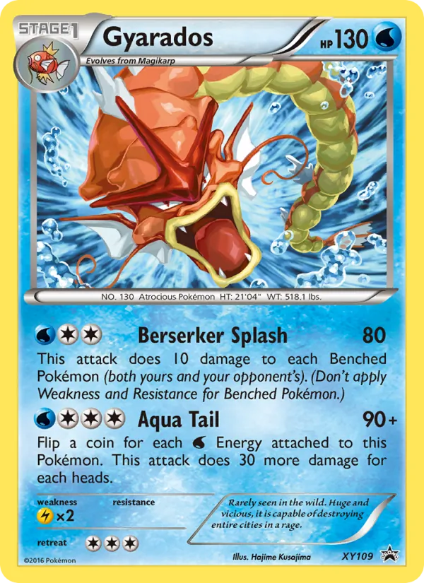 Gyarados #XY109 – XY Black Star Promos card