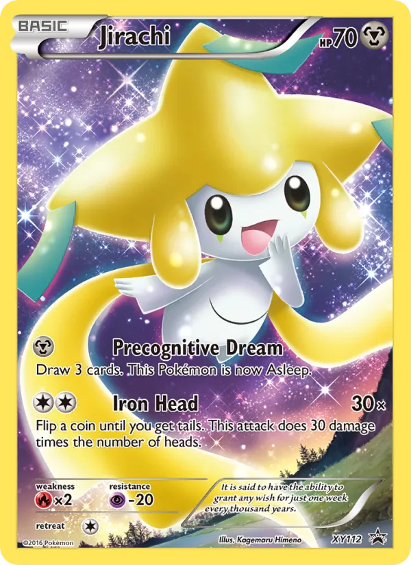 Jirachi #XY112 – XY Black Star Promos card