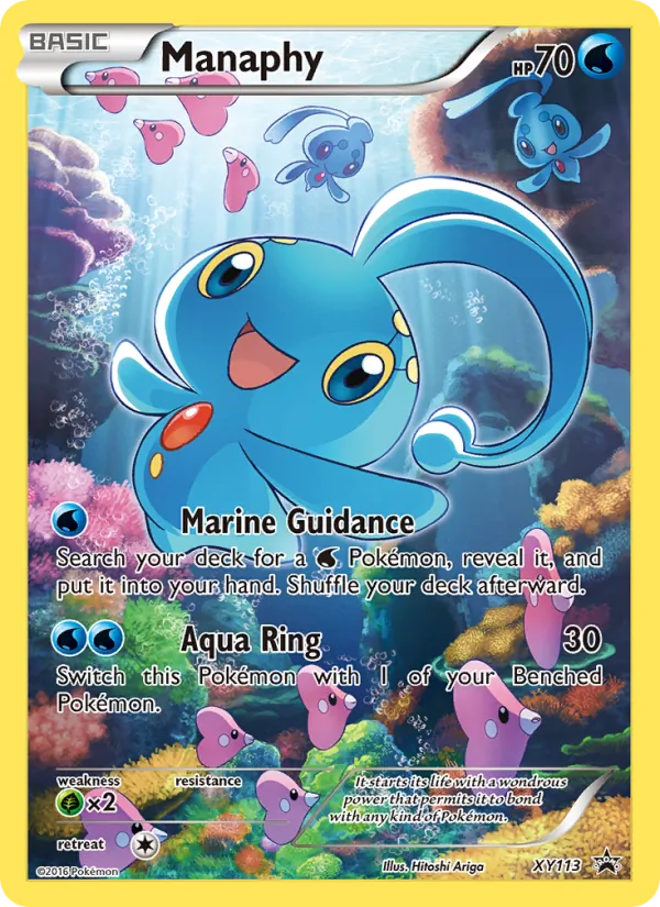 Manaphy #XY113 – XY Black Star Promos card