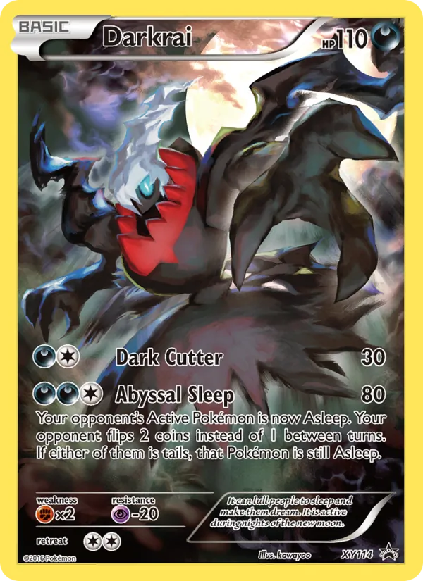 Darkrai #XY114 – XY Black Star Promos card