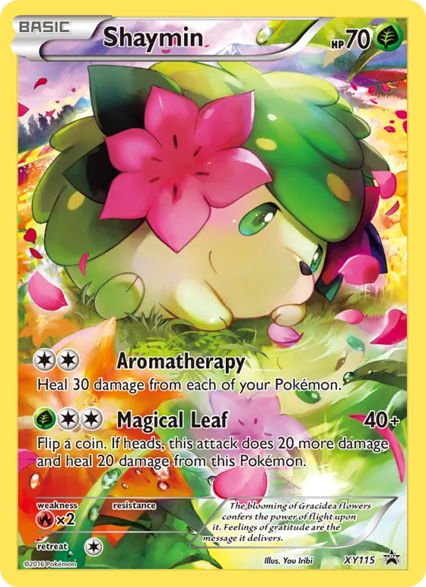Shaymin #XY115 – XY Black Star Promos card