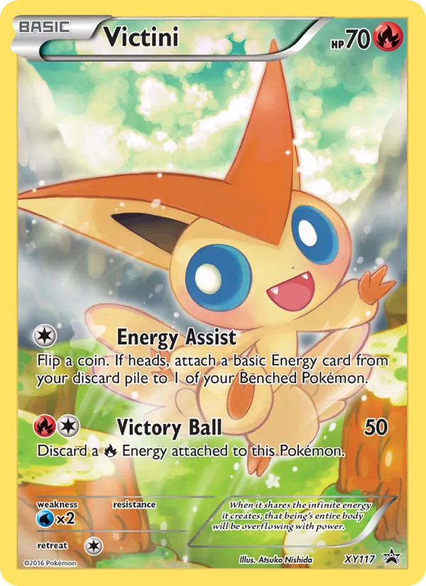 Victini #XY117 – XY Black Star Promos card