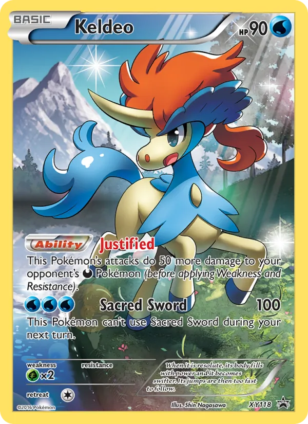 Keldeo #XY118 – XY Black Star Promos card