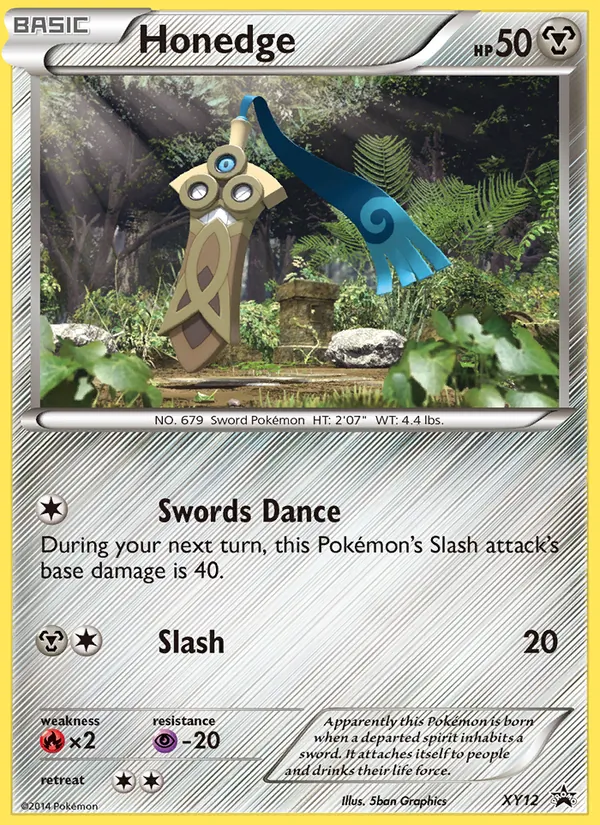 Honedge #XY12 – XY Black Star Promos card