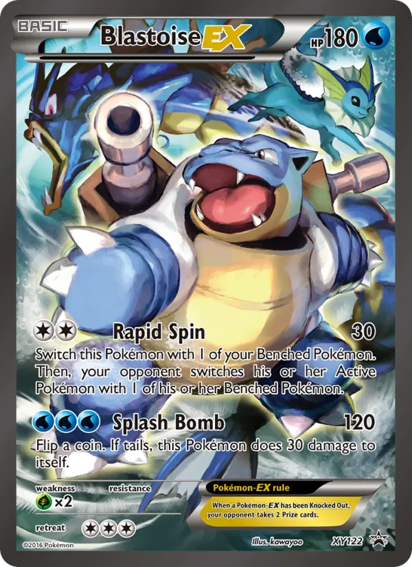 Blastoise EX #XY122 – XY Black Star Promos card