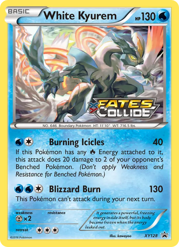 White Kyurem #XY128 – XY Black Star Promos card