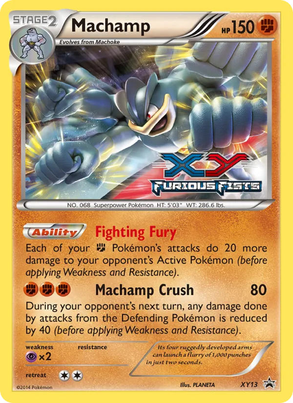 Machamp #XY13 – XY Black Star Promos card