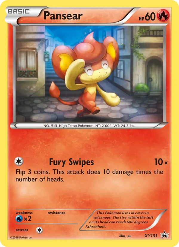 Pansear #XY131 – XY Black Star Promos card