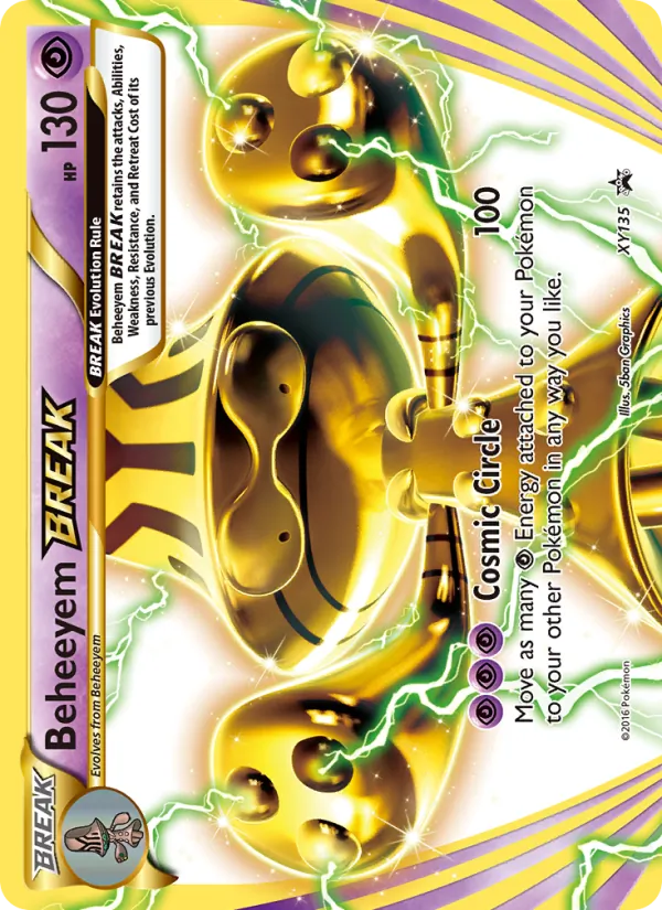Beheeyem BREAK #XY135 – XY Black Star Promos card