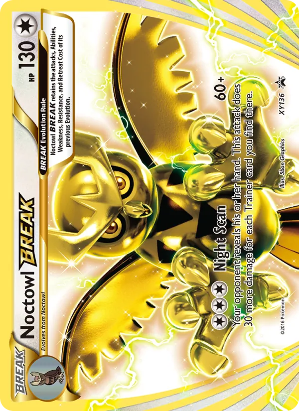 Noctowl BREAK #XY136 – XY Black Star Promos card