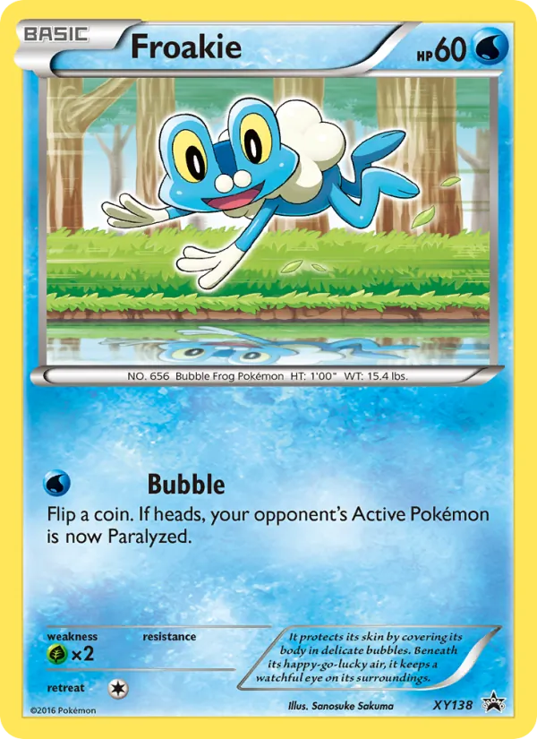 Froakie #XY138 – XY Black Star Promos card
