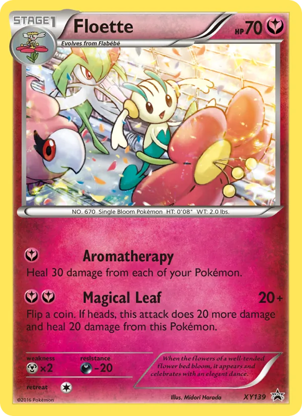 Floette #XY139 – XY Black Star Promos card