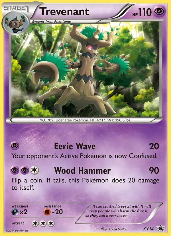 Trevenant #XY14 – XY Black Star Promos card