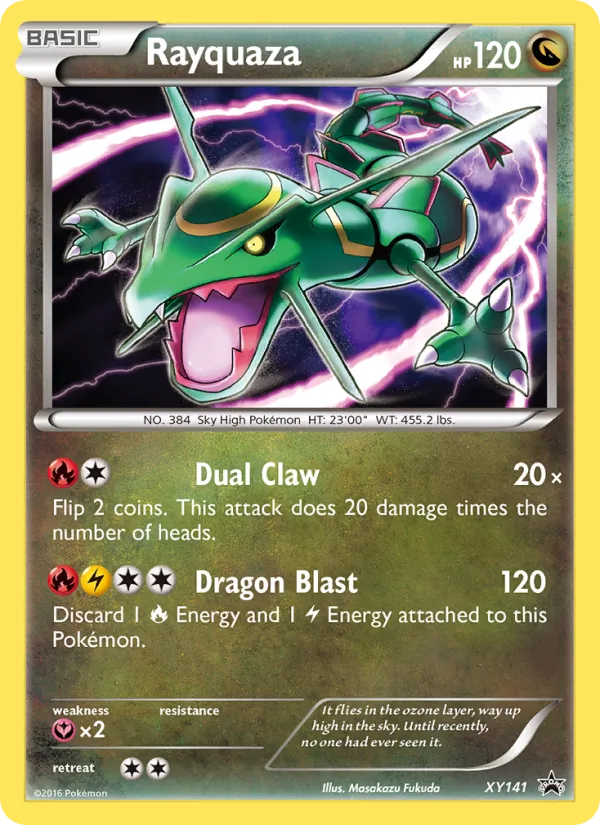 Rayquaza #XY141 – XY Black Star Promos card