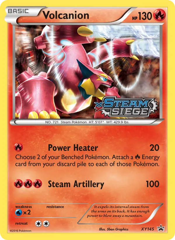 Volcanion #XY145 – XY Black Star Promos card