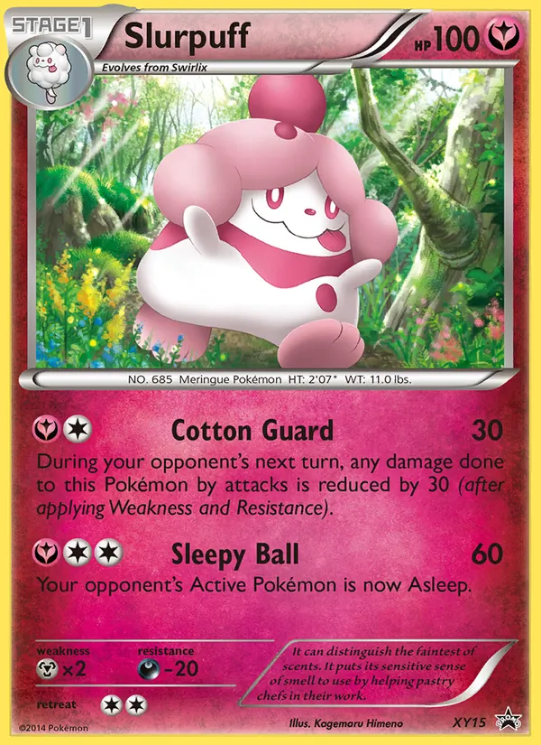 Slurpuff #XY15 – XY Black Star Promos card
