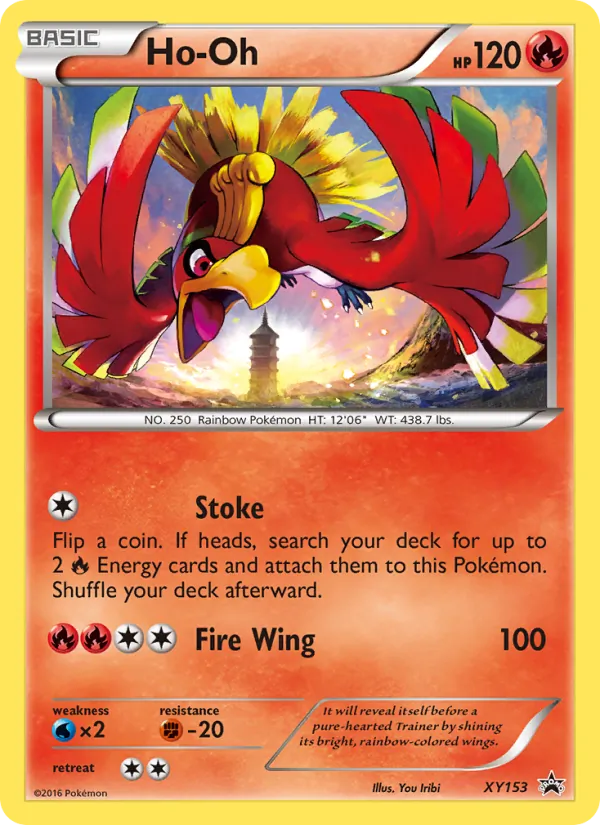 Ho Oh #XY153 – XY Black Star Promos card