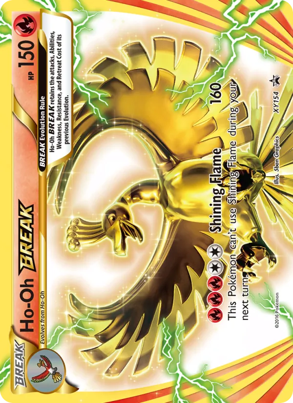 Ho-Oh BREAK #XY154 – XY Black Star Promos card