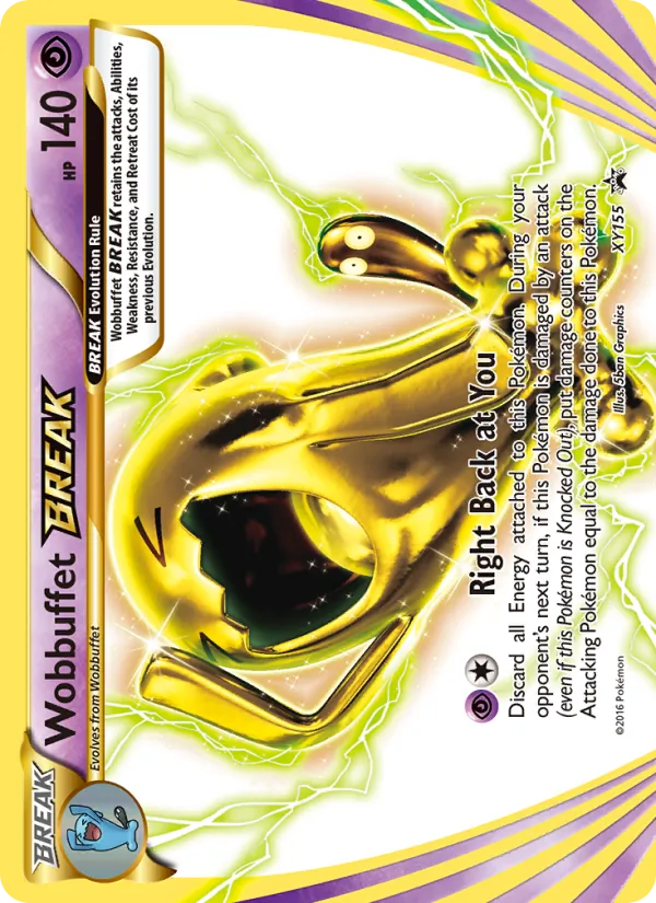 Wobbuffet BREAK #XY155 – XY Black Star Promos card