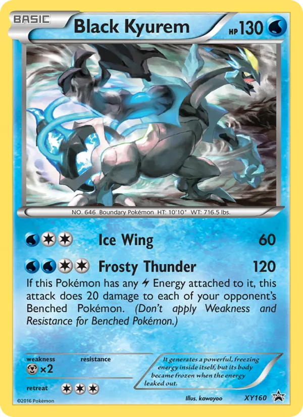 Black Kyurem #XY160 – XY Black Star Promos card
