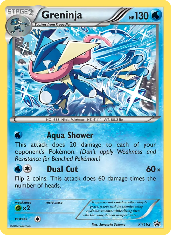 Greninja #XY162 – XY Black Star Promos card