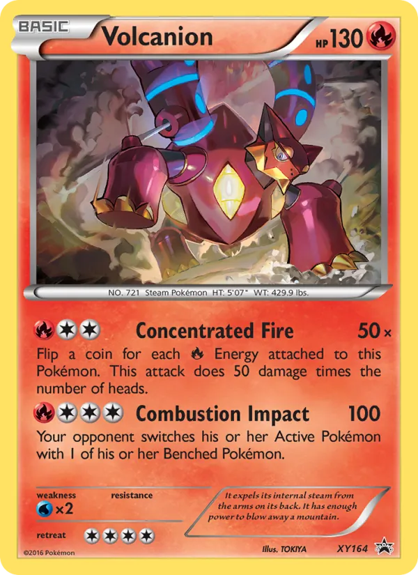 Volcanion #XY164 – XY Black Star Promos card